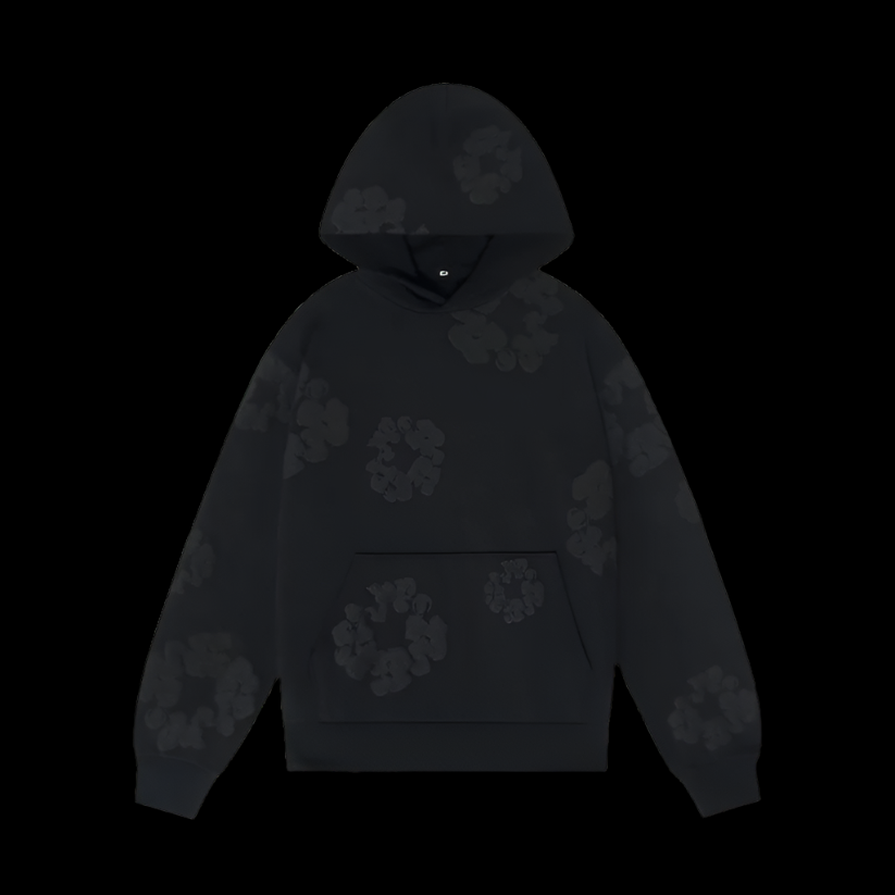 Denim tears hoodie black/black