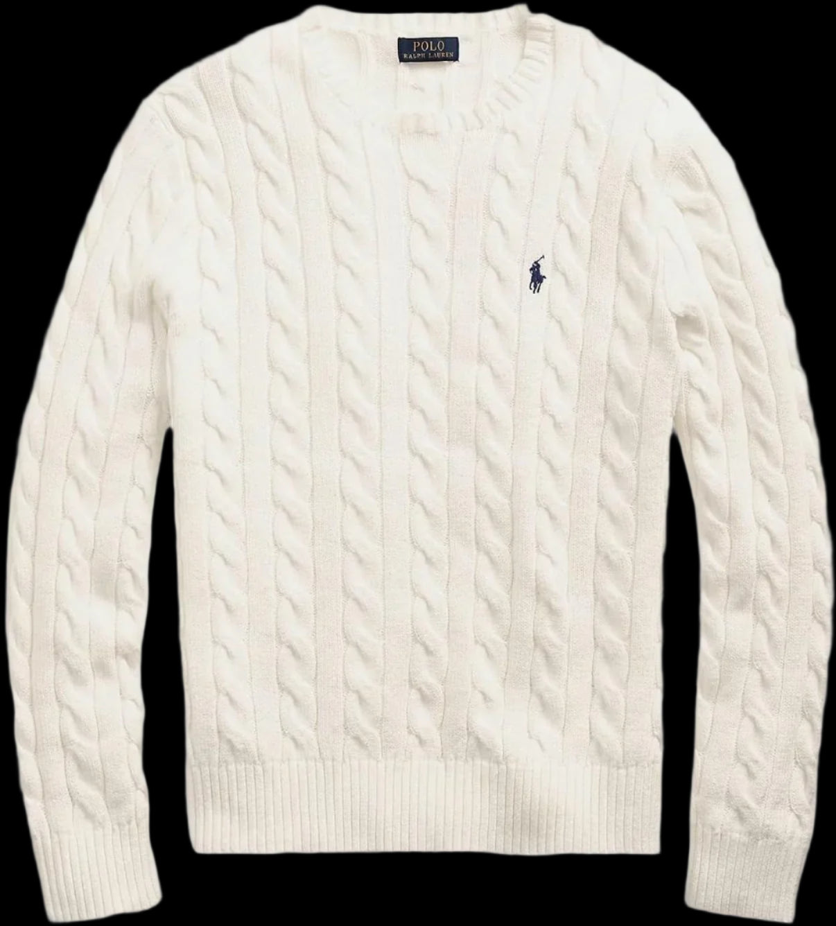 ralph lauren cable knit sweater