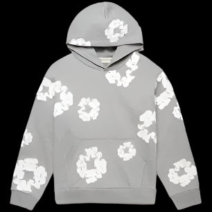 Grey denim tears hoodie