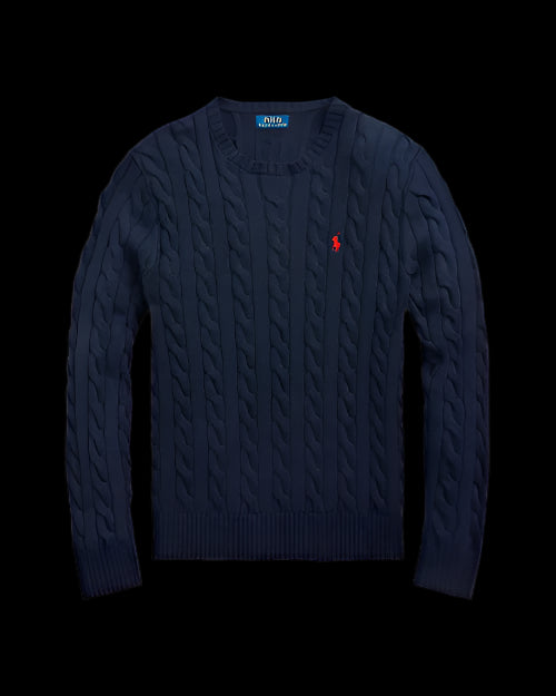 ralph lauren cable knit sweater