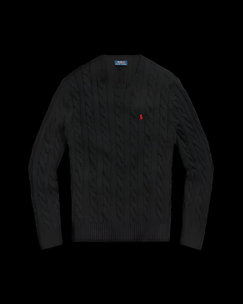 ralph lauren cable knit sweater